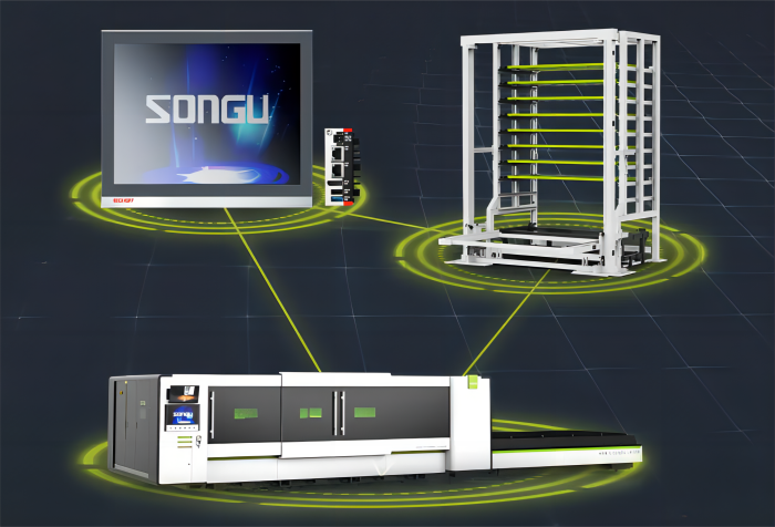 松谷HyStore系列柔性激光切割系统及智能仓储系统